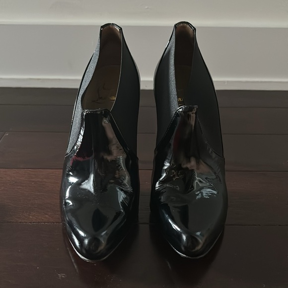 Christian Louboutin ART LASTIC Patent Leather Booties (Size 39) - Picture 5 of 8